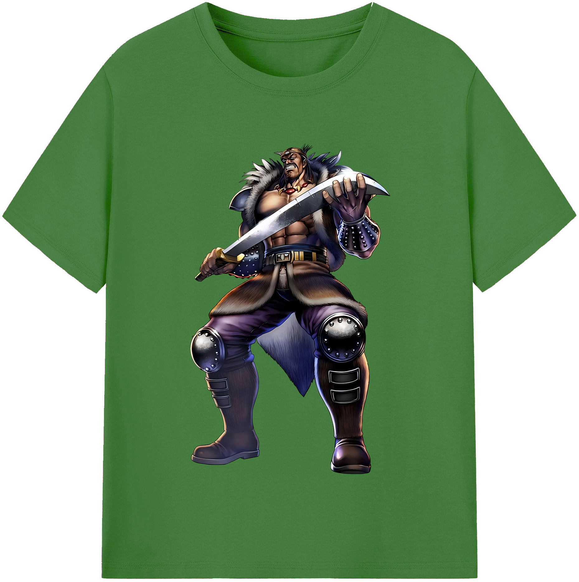 （画像用） 北斗の拳 Fist of the North Star レディースカジュアルプリントTシャツ（綿100％）